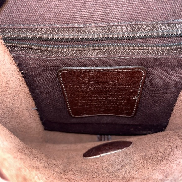 Brighton Crossbody Leather Brown Bag - Picture 9 of 14